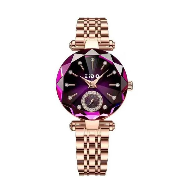 UTHAI-reloj ligero de lujo para mujer, banda de acero, gama alta, temperamento versátil, resistente al agua