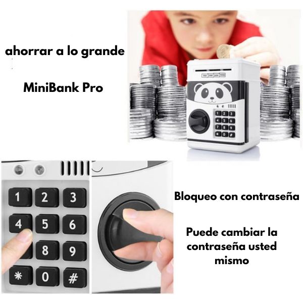 "MiniBank Pro: La Alcancía Segura y Divertida para Niños💰"